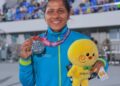 Sneha SS Sprints to Glory! Double Delight on the International Track