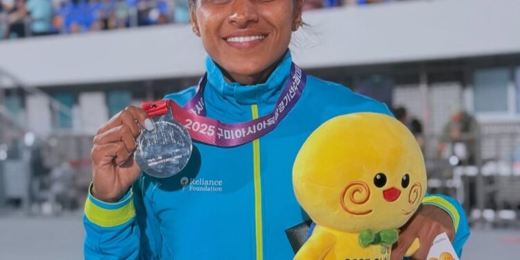 Sneha SS Sprints to Glory! Double Delight on the International Track