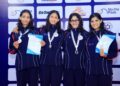 Odisha’s Pratyasa Ray, Mannata Mishra, Shristi Upadhaya, and Divyanka Dibyajyoti Pradhan Clinch Silver in Senior National Aquatic Championships