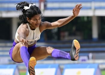 Indian Open Athletics Meet Bengaluru 2025: Arasu claims sprint double; Bhavani Yadav takes women’s long jump gold