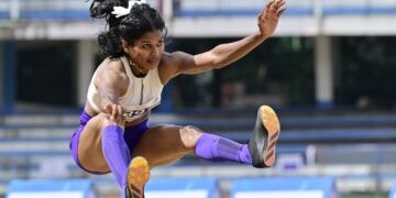 Indian Open Athletics Meet Bengaluru 2025: Arasu claims sprint double; Bhavani Yadav takes women’s long jump gold