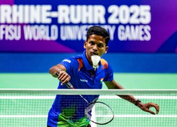 Sathish Karunakaran Leads India to Historic First Badminton Medal at FISU World University Games