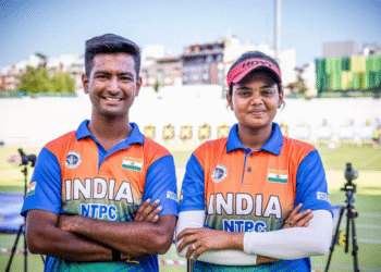 Rishabh and Jyothi Lead India to World Record Glory at 2025 Archery World Cup