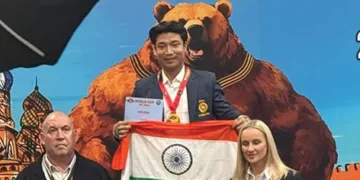 Kago Harie Lifts Gold in Moscow, Makes Arunachal Proud