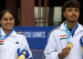 Mixed Compound Gold for India: Parneet and Dalal Spearhead Three-Medal Day for Archers