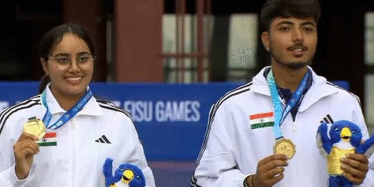Mixed Compound Gold for India: Parneet and Dalal Spearhead Three-Medal Day for Archers