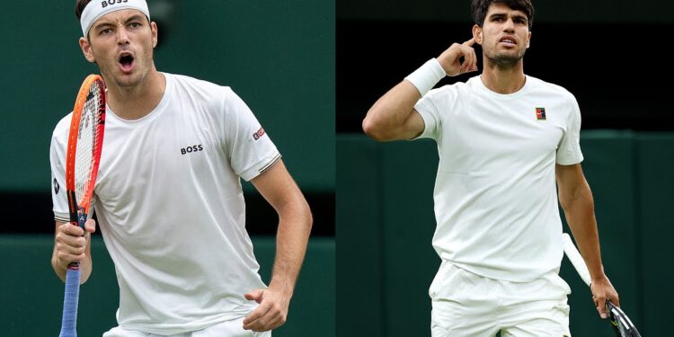Wimbledon 2025 Semifinal Preview: Taylor Fritz vs Carlos Alcaraz