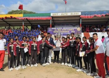 Sainik School Kalikiri Girls Shine as Runners-Up in Prestigious National Hockey Tournament