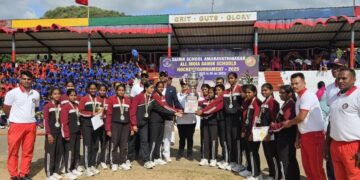 Sainik School Kalikiri Girls Shine as Runners-Up in Prestigious National Hockey Tournament