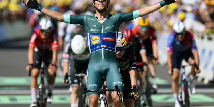 Jonathan Milan Powers to Maiden Tour de France Stage Win, Claims Green Jersey Lead
