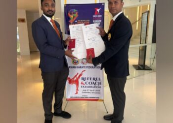 Bihar Shines Globally: Two Karate Officials Pass Asian Federation Judge Exam in Colombo
