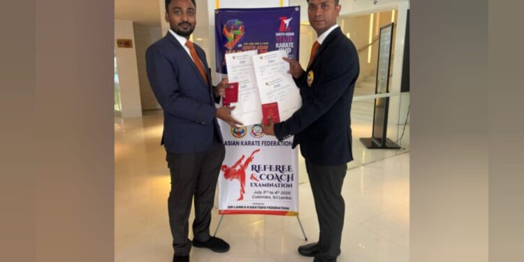 Bihar Shines Globally: Two Karate Officials Pass Asian Federation Judge Exam in Colombo