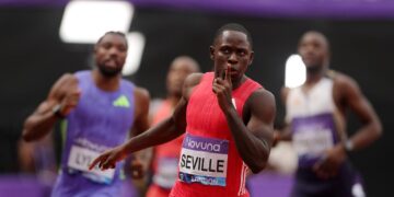 Oblique Seville Stuns Olympic Champion Noah Lyles in Electrifying London Diamond League 100m