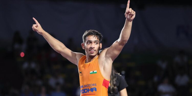 Suraj clinches historic gold as India bags five medals in Asian U20 Greco-Roman Wrestling