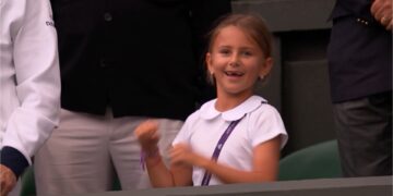 [Watch] Tara Djokovic Steals Hearts With Adorable ‘Pump It Up’ Celebration At Wimbledon