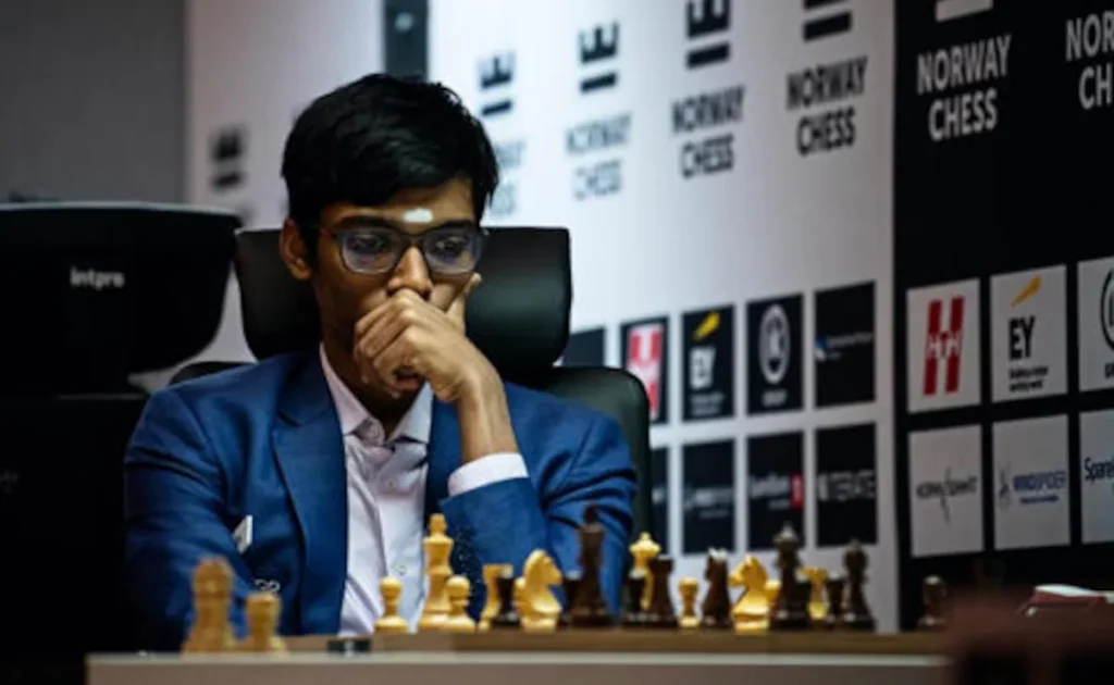 Sinquefield Cup: Praggnanandhaa shares lead, Gukesh falters against So