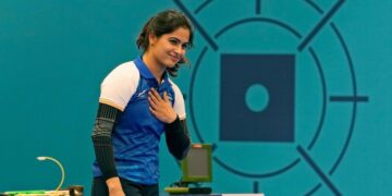 Manu Bhaker Shines Bright: 3 Bronze Medals at the 2025 Asian Shooting Championship in Shymkent