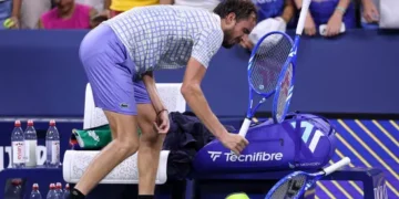 ‘Carnage’ at US Open: Medvedev’s Campaign Ends in Racquet-Smashing Chaos