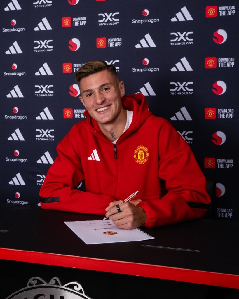Benjamin Sesko signed for Manchester United