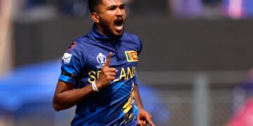 Madushanka picked a hat-trick for SL vs ZIM in ODIs