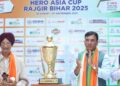 Mandaviya Unveils Hockey Asia Cup Trophy, Rajgir Set to Host the Ultimate Asian Hockey Battle!