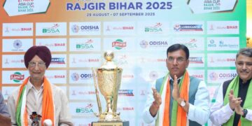 Mandaviya Unveils Hockey Asia Cup Trophy, Rajgir Set to Host the Ultimate Asian Hockey Battle!