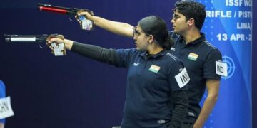 Asian Shooting Championship: Anantjeet Naruka Claims Skeet Gold, Suruchi-Saurabh Win Mixed Team Bronze