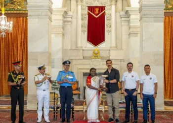 President Murmu Felicitates Durand Cup Champions NorthEast United FC