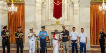 President Murmu Felicitates Durand Cup Champions NorthEast United FC