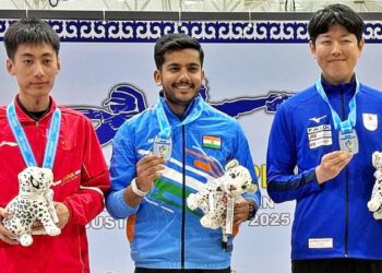 Asian Shooting Championship: Aishwary Tomar Clinches Gold, India Tops Medals Table