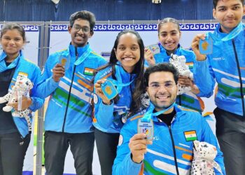 India Sweeps Air Rifle Mixed Team Gold Medals at Asian Shooting Championship