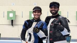 Arjun-Elavenil clinch mixed team gold in Shymkent