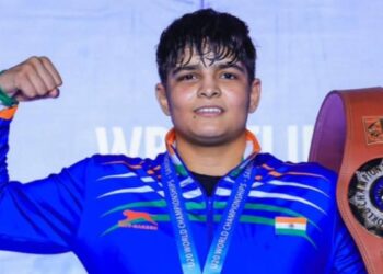 World Champion Kajal Strikes Gold Again at World U-20 Wrestling Championships