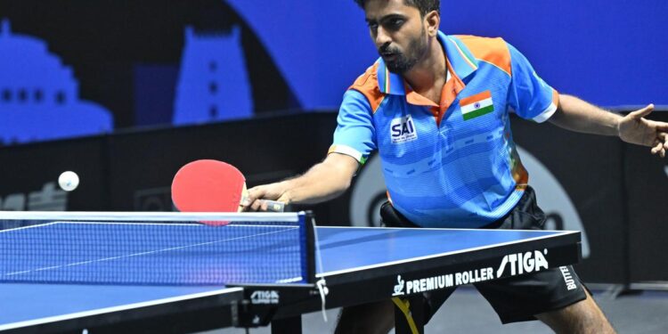 Sathiyan Claims Men’s Singles Title at WTT Feeder Vientiane