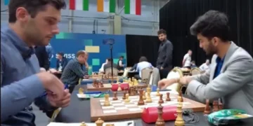 MAGHSOODLOO TAKES COMMANDING LEAD AS GUKESH SUFFERS SHOCK SECOND LOSS AT GRAND SWISS
