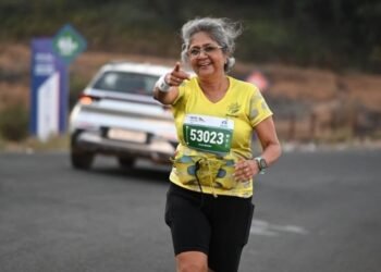 At 59, Kolkata Educator Aruna Bhaskar Shatters Age Stereotypes, Racing Marathons with Unstoppable Spirit