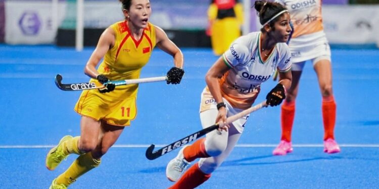 India Lose 1-4 to China in Super 4s Clash at Women’s Asia Cup 2025
