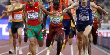 Nader Claims Dramatic 1500m World Gold After Kerr Struck By Injury