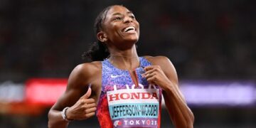 Jefferson-Wooden completes sprint double with 200m gold in Tokyo