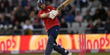 Phil Salt scored a 39-ball ton for England