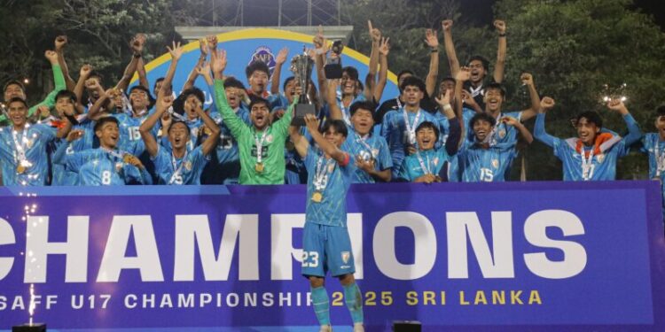 Penalty Nerves Crown India: Blue Colts Seal Historic Seventh SAFF U17