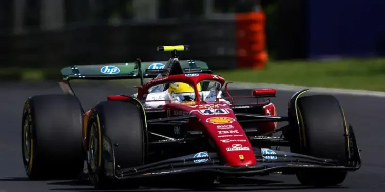 Hamilton Tops Ferrari Double for Monza FP1