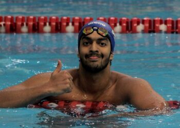 Srihari Nataraj’s Historic Three-Medal Day at Asian Aquatics Championships