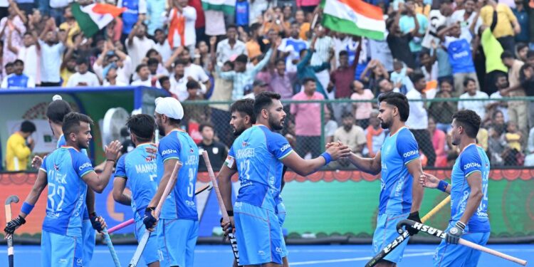 India Survives Scare to Secure Super 4s Spot in Hockey Asia Cup