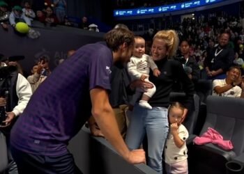 Medvedev Triumphs in Almaty, Emotional Moment with Family