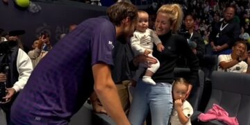 Medvedev Triumphs in Almaty, Emotional Moment with Family