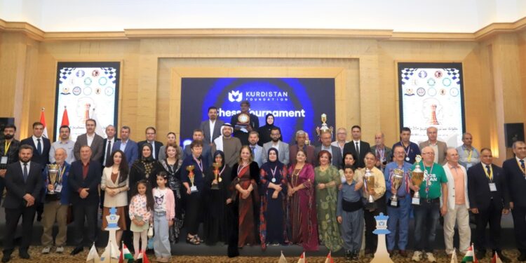 FIDE Crowns New Champions at 2025 Asian Senior Chess Championships in Erbil