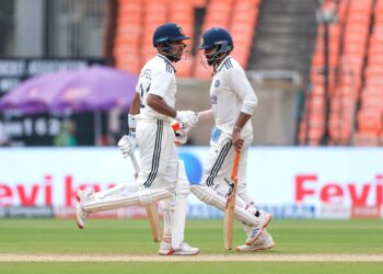 India saw three batters score tons on Day 2 of the 1st Test against WI