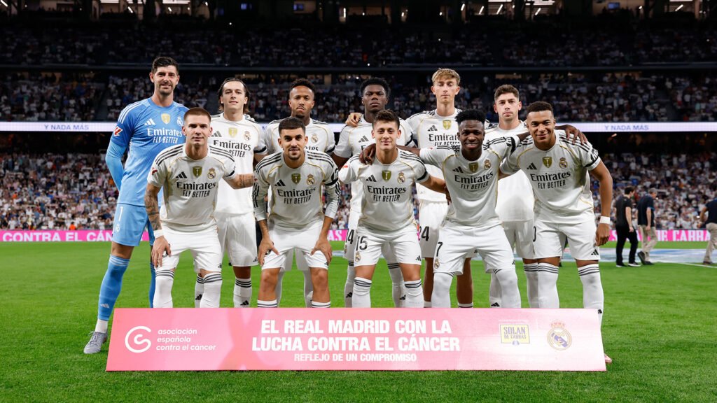 Real Madrid top the standings in La Liga 2025/26