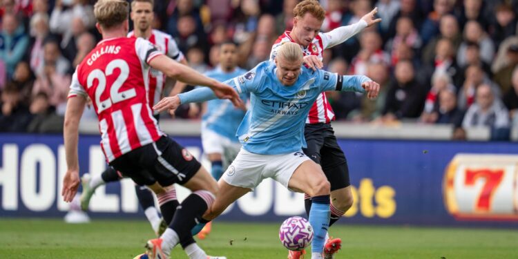 Erling Haaland is the highest scorer in Premier League 2025/26